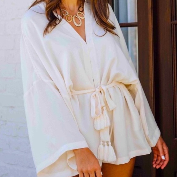 Free People | The Rober Ivory Kimono Romper - Picture 3 of 4
